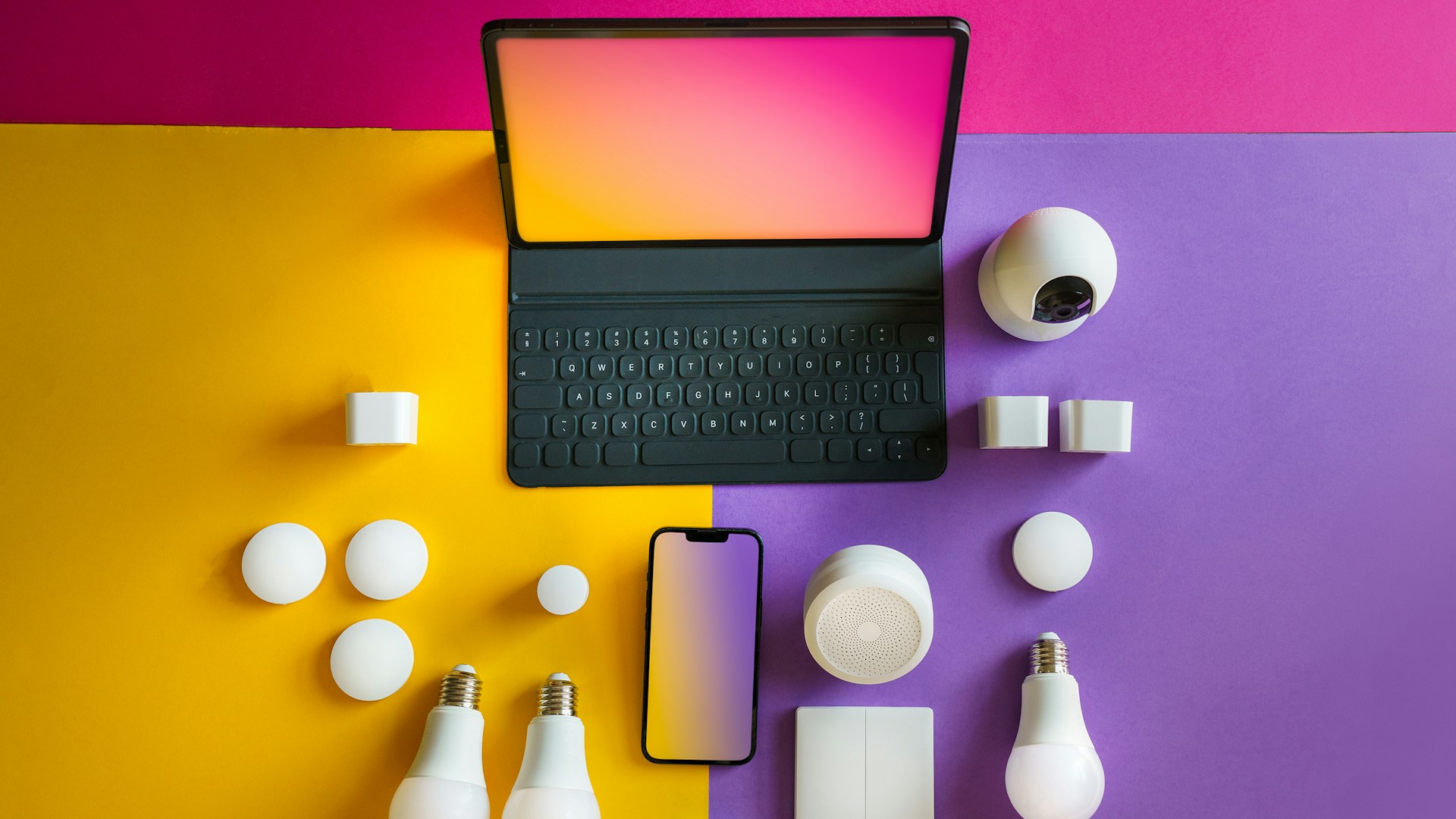 a laptop computer sitting on top of a table